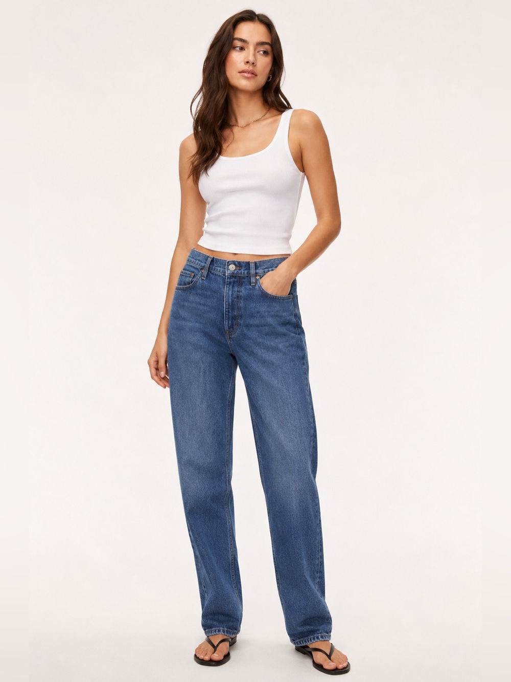 Aritzia Denim Forum Womens Size 26” The Arlo Hi-Rise Straight Classic Jean